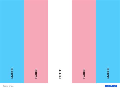 trans flag colors hex|unlabeled flag colors hex.